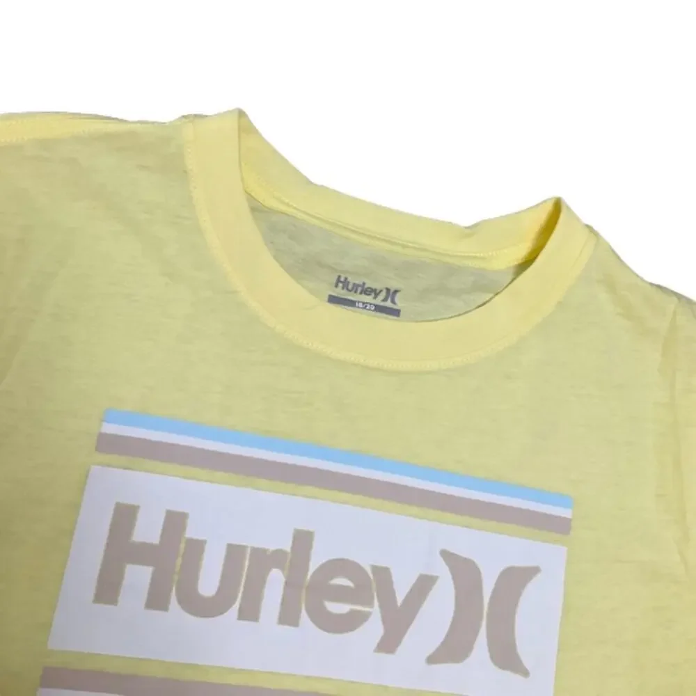 Hurley Boy's Woven Shirt & Tee 2 piece Set Size XL NWT